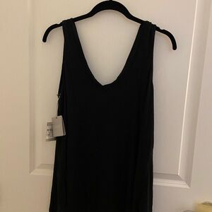 Black V-Neck Luxury Bamboo Top